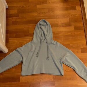 Altard State sage green cropped hoodie